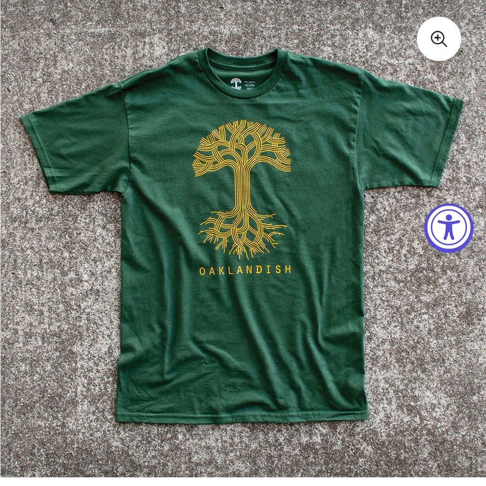 Oaklandish Classic Logo Tee Size S unisex